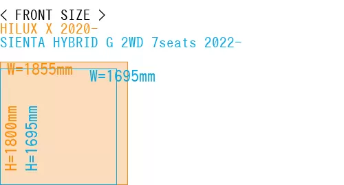 #HILUX X 2020- + SIENTA HYBRID G 2WD 7seats 2022-